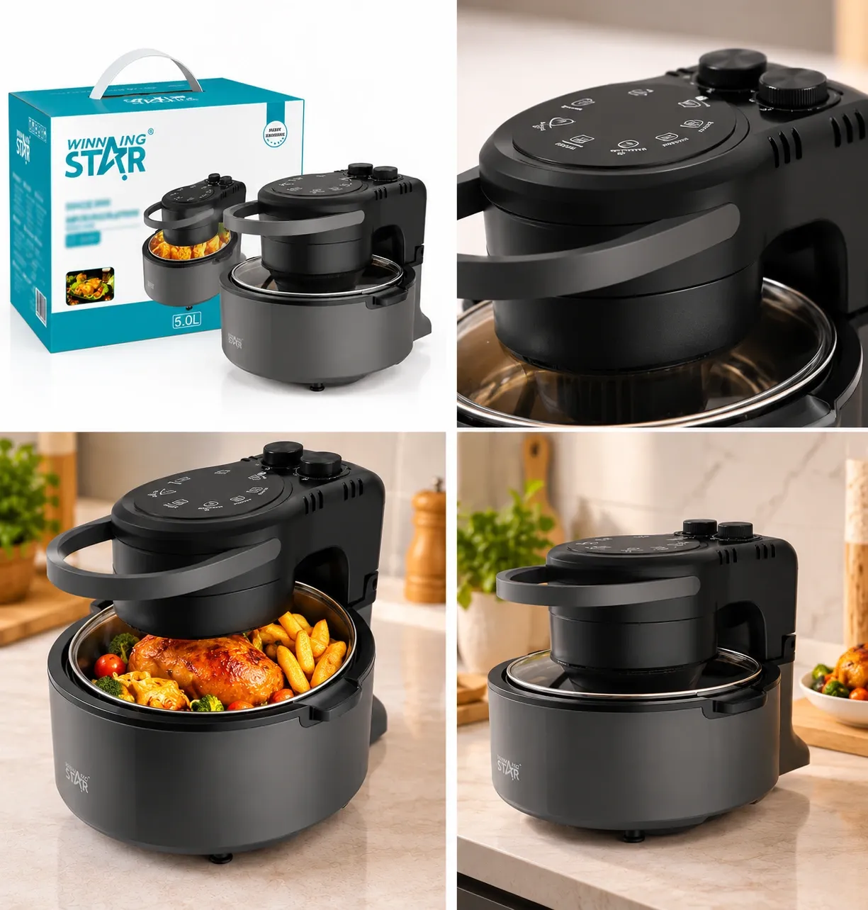 AIR FRYER 1200W 5 LITROS