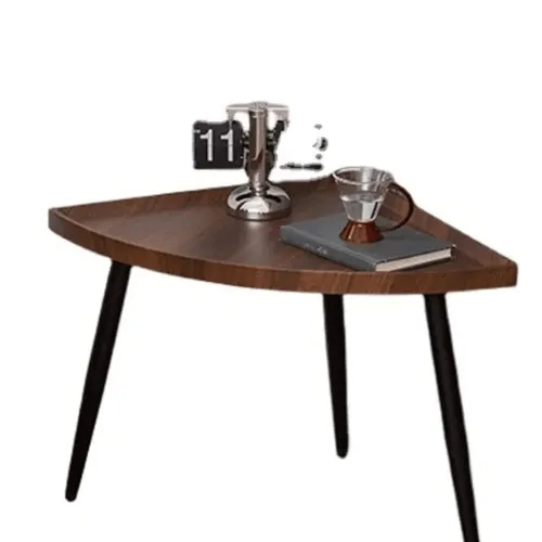 MESA AUXILIAR ESQUINERA NOGAL 50*50*47cm