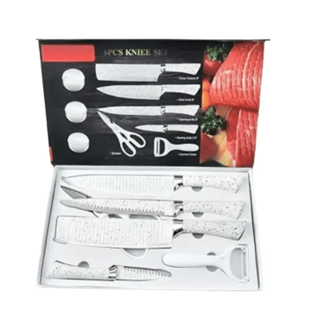 SET DE CUXILLOS 6 PIEZAS BLANCO