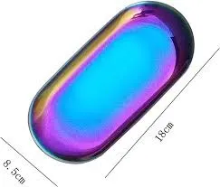 BANDEJA OVALADA TORNASOL ACERO XL