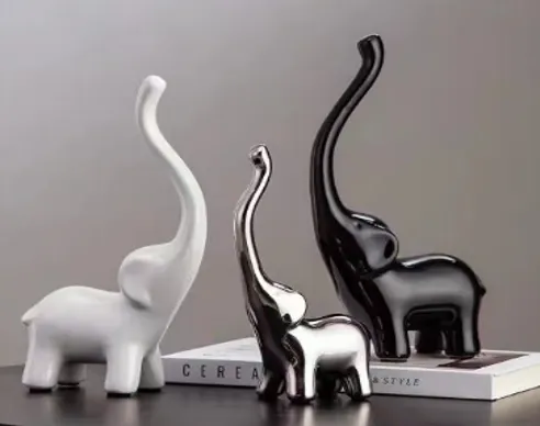 FAMILIA ELEFANTES 3 COLORES