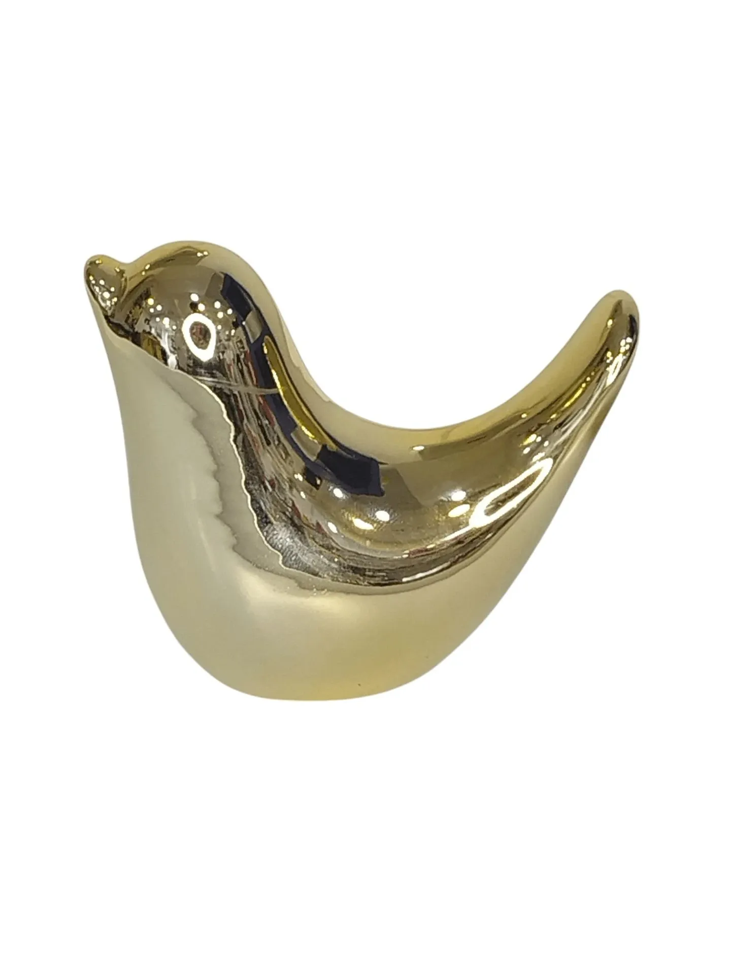 PAJARITO NÓRDICO CROMADO CERÁMICO